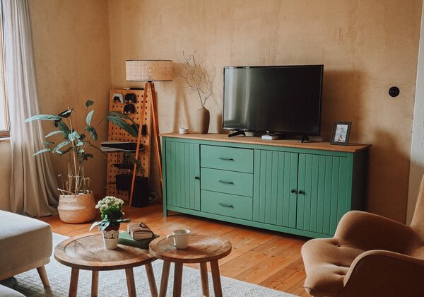 Salon w stylu śródziemnomorskim