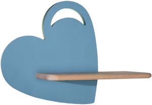 Niebieski kinkiet ścienny dla dzieci serce - K011-Titi