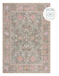 Jasnozielony dywan odpowiedni do prania 115x170 cm Una Floral – Flair Rugs