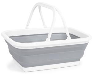 4Home Składany koszyk silikonowy na zakupy Clean