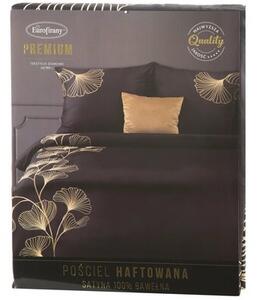 Pościel EUROFIRANY Haft2 160 x 200 cm Czarny