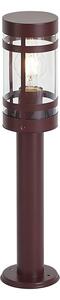 Nowoczesna lampa zewnętrzna ciemnoczerwona 50 cm IP44 - Gleam