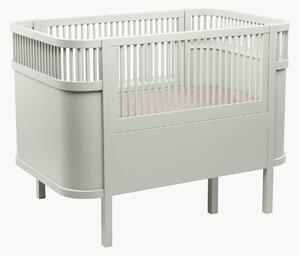 Rozkładane łóżeczko dziecięce z drewna bukowego Baby & Jr., 70 x 110/150 cm