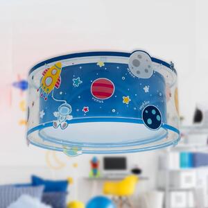 Dalber Lampa sufitowa PLANETS, możliwość ściemniania, niebieski, pokój dziecięcy, tworzywo sztuczne