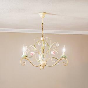 Żyrandol Florina Luminex, możliwość ściemniania, salon / jadalnia, metal, florentyński
