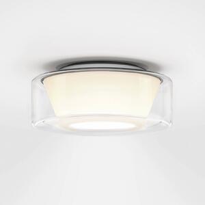 Serien Lighting Lampa sufitowa LED Curling M, możliwość ściemniania, przezroczysty / transparentny, salon / jadalnia, szkło, design