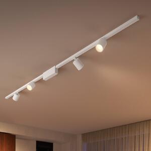 Philips Hue Perifo system szynowy 4x spoty białe Perifo, możliwość ściemniania, biały / opal, biuro, metal, nowoczesny