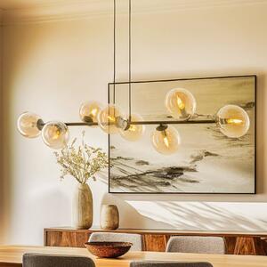 Lampa wisząca Glassy EMIBIG LIGHTING, możliwość ściemniania, czarny, salon / jadalnia, metal, nowoczesny