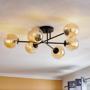 Lampa sufitowa Glassy EMIBIG LIGHTING, możliwość ściemniania, czarny, salon / jadalnia, metal, nowoczesny