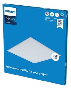 Philips Panel LED ProjectLine, biały / opal, biuro, metal
