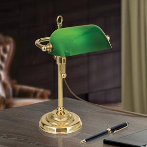 ORION Lampa stołowa Harvard, mosiężny / złoty, biuro, mosiądz, vintage