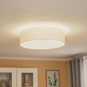 Lampa sufitowa Roller Euluna, możliwość ściemniania, kremowy / amber, salon / jadalnia, tkanina / materiał / jedwab, nowoczesny