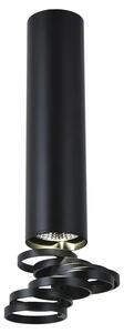 Czarna metalowa lampa sufitowa - D242 M0-H74