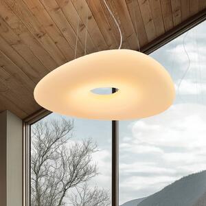 Stilnovo Lampa wisząca designerska Mr. Magoo, możliwość ściemniania, biały / opal, salon / jadalnia, tworzywo sztuczne, design