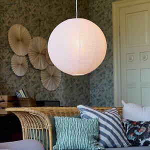 PR Home Lampa wisząca Haru, możliwość ściemniania, biały / opal, salon / jadalnia, papier / lunolit / lunopal