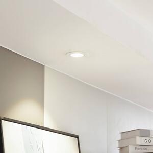 Arcchio LED downlight Zarik, biały, 3000K Zarik Arcchio, możliwość ściemniania, biały / opal, salon / jadalnia, aluminium, nowoczesny