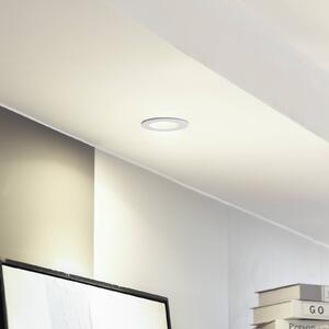 Arcchio LED downlight Aryx, biały, 3000K Aryx Arcchio, możliwość ściemniania, biały / opal, salon / jadalnia, aluminium, nowoczesny