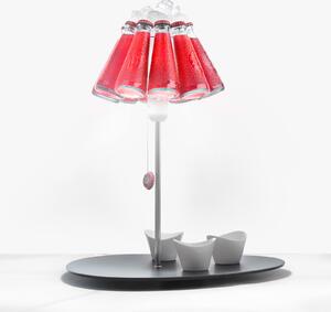 Lampa Stołowa Ingo Maurer, Campari Bar, czerwony, salon, szkło, design