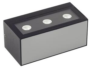 Zewnętrzna Lampa Lucande, Selim, czarny, aluminium, nowoczesny