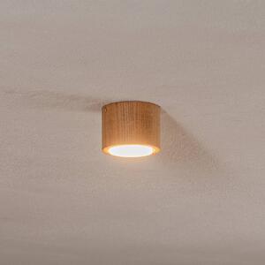 Lampa sufitowa Ernest Envostar, możliwość ściemniania, jasne drewno, salon / jadalnia, drewno