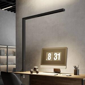 Arcchio lampa z klipsem LED Jolinda, czarna, aluminium, ściemniana Jolinda Arcchio, możliwość ściemniania, czarny, biuro, aluminium, nowoczesny