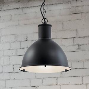 Zewnętrzna lampa wisząca Lindby Luciane, czarna, aluminium, Ø 31,8 cm Luciane Lindby, możliwość ściemniania, czarny, aluminium
