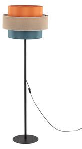 Lampa stojąca Trio TK Lighting, multikolor, salon / jadalnia, tkanina / materiał / jedwab