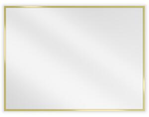 Mexen Loft lustro łazienkowe prostokątne 80 x 60 cm, rama złota szczotkowana - 9852-080-060-000-50