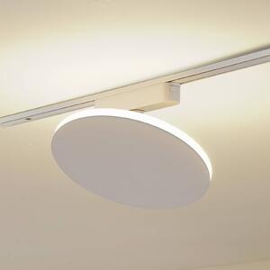 Oprawa szynowa LED Lumaro, biała, aluminium, 48V, ściemniana Lumaro 48V Lindby, możliwość ściemniania, biały / opal, salon / jadalnia, aluminium, nowoczesny