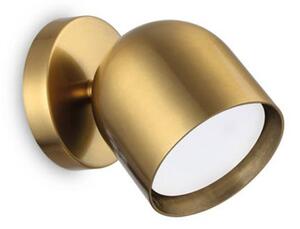 IDEAL LUX Kinkiet Dodo, mosiężny / złoty, salon / jadalnia, metal, nowoczesny