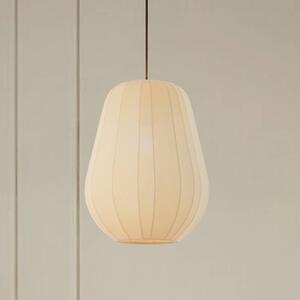 Lampa wisząca Helin Lindby, możliwość ściemniania, kremowy / amber, salon / jadalnia, tkanina / materiał / jedwab, nowoczesny