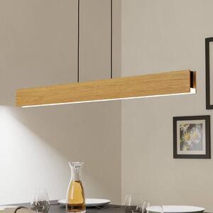 EGLO Inteligentna lampa wisząca Anchorena-Z, możliwość ściemniania, jasne drewno, salon / jadalnia, drewno, nowoczesny