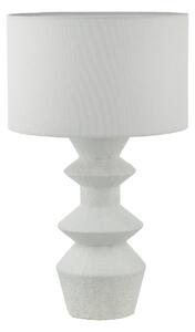 Biała lampa stołowa Bidelia - do salonu