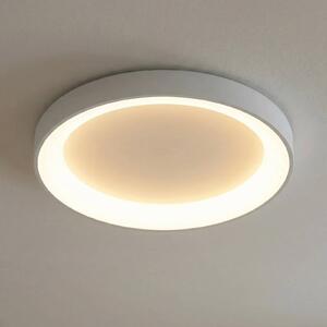 Mantra Iluminación Lampa sufitowa LED Niseko II, możliwość ściemniania, biały / opal, salon / jadalnia, aluminium, nowoczesny