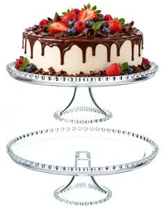 Patera na ciasto tort Assa z kuleczkami dekoracyjna 32cm