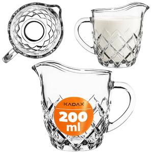 Dzbanek do mleka i śmietanki Sutri 200 ml geometryczny