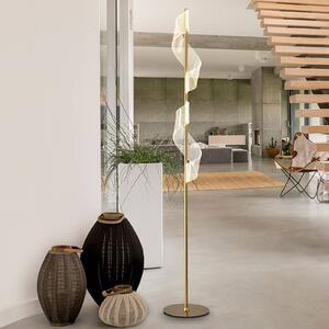 Schuller Valencia Lampa stojąca Velas, mosiężny / złoty, salon / jadalnia, aluminium, nowoczesny