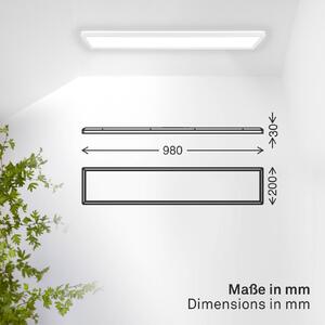 B.K. Licht Panel LED Shallow, biały / opal, biuro, tworzywo sztuczne