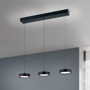 ORION Lampa wisząca Teide, możliwość ściemniania, czarny, salon / jadalnia, metal, nowoczesny