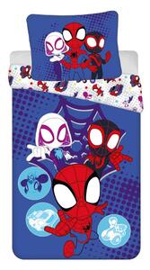 Niebieska bawełniana pościel dziecięca jednoosobowa 140x200 cm Spidey – Jerry Fabrics
