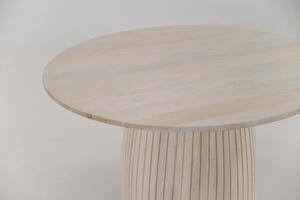 MebleMWM Stół okrągły 120cm z drewna mango ART68627 naturalny
