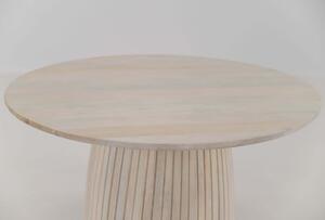 MebleMWM Stół okrągły 120cm z drewna mango ART68627 naturalny