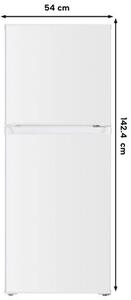 Lodówka SMITH&BROWN SFTF-231-WE5 No Frost 142.4cm Biała