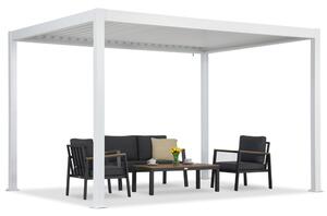 Pergola tarasowa wolnostojąca Lagos 3x4 Garden Point biała