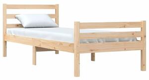 Pojedyncze łóżko z naturalnej sosny 90x200 - Aviles 3X