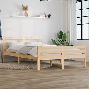 Łóżko z naturalnego drewna sosnowego 120x200 - Aviles 4X
