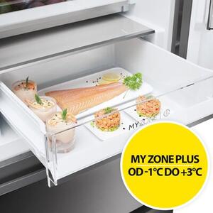 Lodówka HAIER HTW5620DNPT 3D No Frost 205cm Czarna