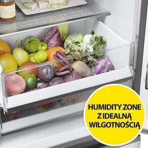 Lodówka HAIER HTW5620DNPT 3D No Frost 205cm Czarna