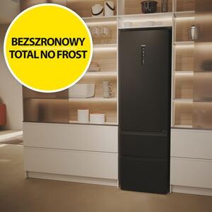 Lodówka HAIER HTW5620DNPT 3D No Frost 205cm Czarna