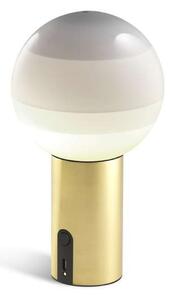 Lampa Stołowa MARSET, Dipping Light, ściemnialny, biały, salon, szkło, design